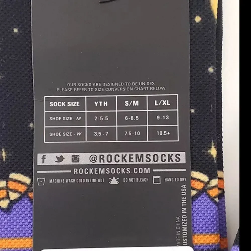 Universal Studios Halloween Lil Boo Knee High Socks Size 7.5-10  NWT